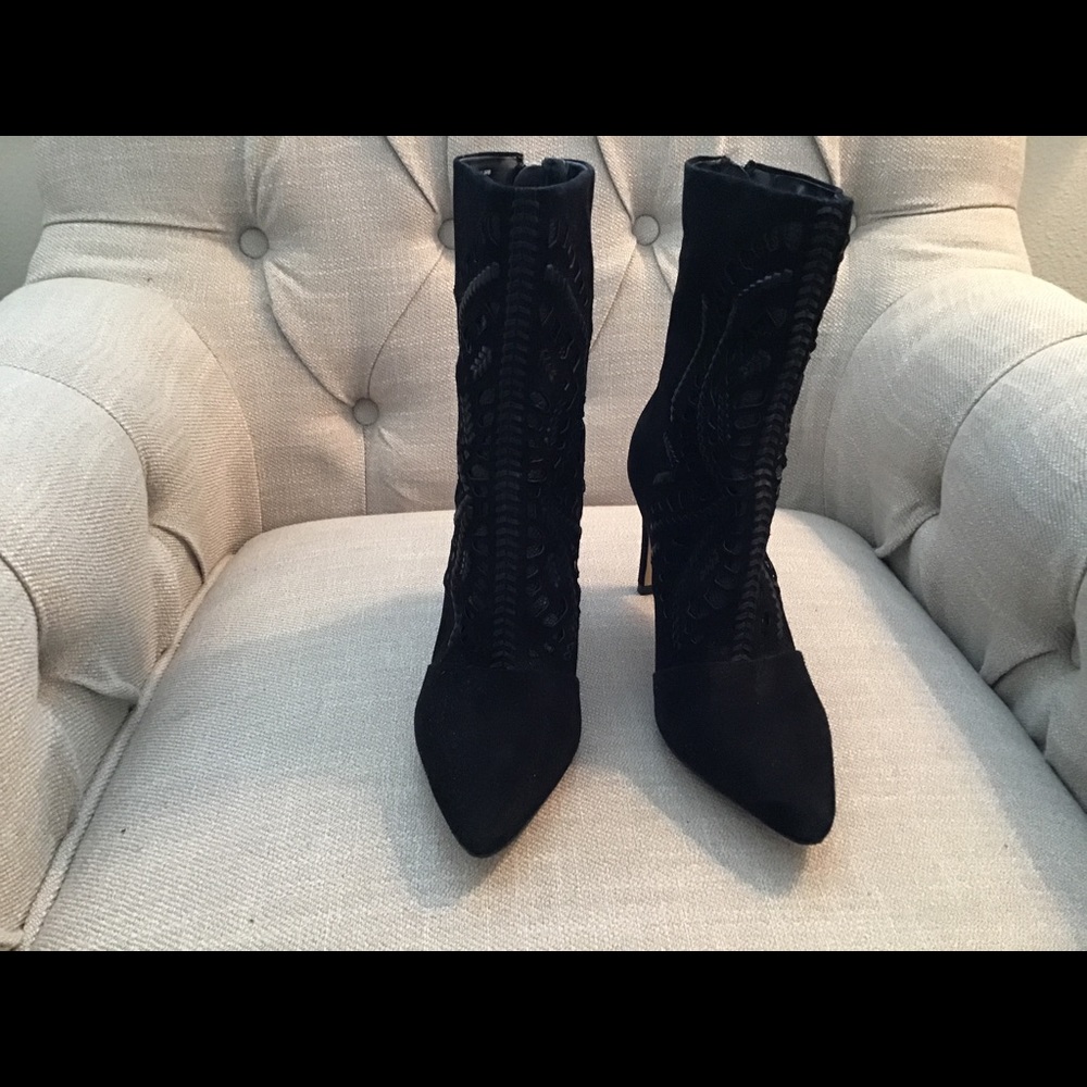 High heel boots.